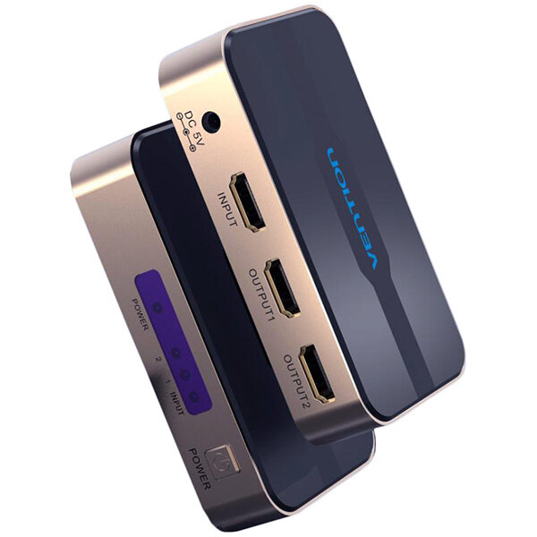 Разветвитель - сплиттер Vention HDMI 19F/2x19F на 2 монитора Vention ACBG0 Разветвитель - сплиттер Vention HDMI 19F/2x19F на 2 монитора Vention ACBG0