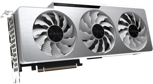 Видеокарта Gigabyte GeForce RTX 3070 Ti VISION OC 8G Видеокарта Gigabyte GeForce RTX 3070 Ti VISION OC 8G