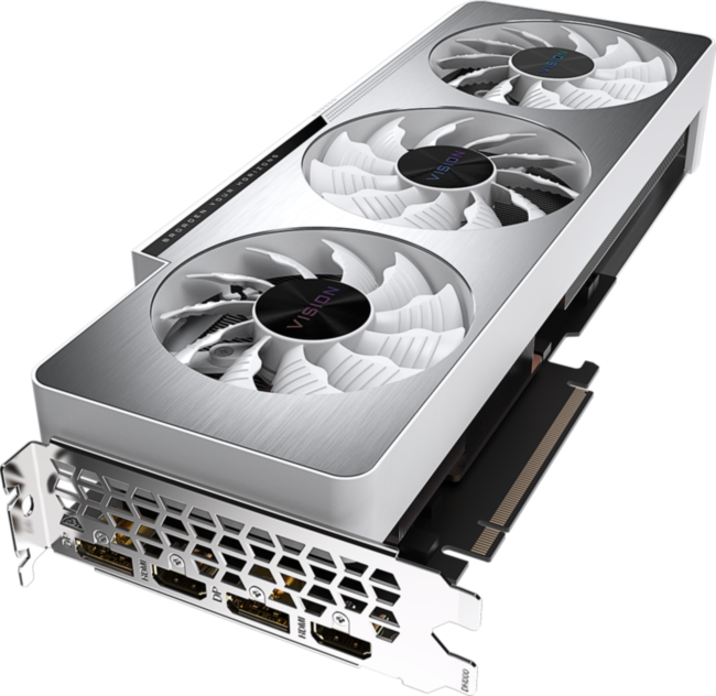 Видеокарта Gigabyte GeForce RTX 3070 Ti VISION OC 8G Видеокарта Gigabyte GeForce RTX 3070 Ti VISION OC 8G