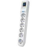 Сетевой фильтр Pilot L GP 6 розеток (5 евро + 1GP) 1.8 м ZIS Pilot L-6 GP