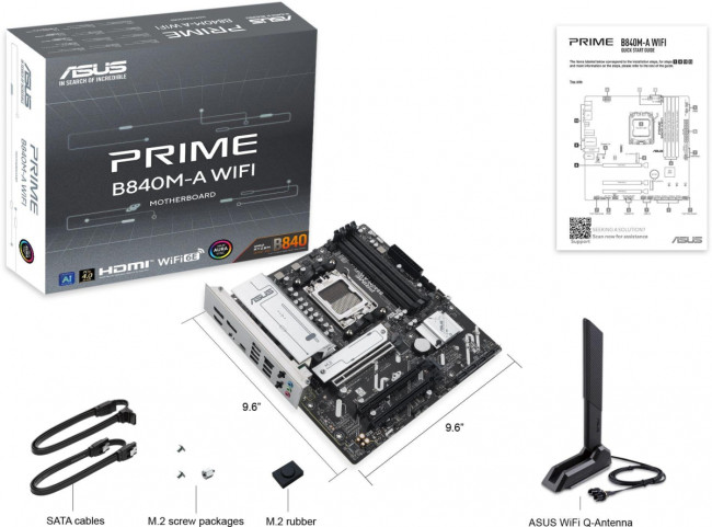 Материнская плата ASUS PRIME B840M-A WIFI Материнская плата ASUS PRIME B840M-A WIFI
