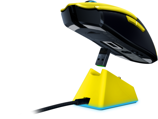Игровая мышь Razer Viper Ultimate & Mouse Dock Cyberpunk 2077 Ed. Razer Viper Ultimate Cyberpunk 2077 Edition