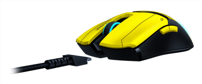 Игровая мышь Razer Viper Ultimate & Mouse Dock Cyberpunk 2077 Ed. Razer Viper Ultimate Cyberpunk 2077 Edition