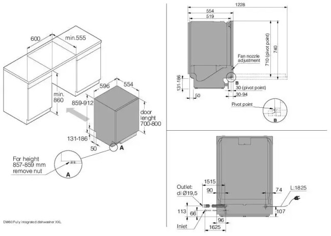 Встраиваемая посудомоечная машина ASKO ASKO DFI778UXXL