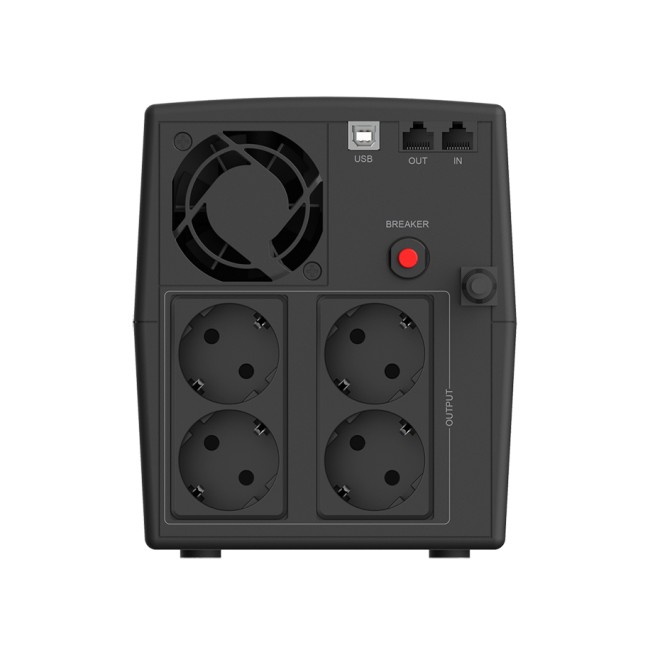 Башенный линейно-интерактивный ИБП CBR QTM-1500T-4F-LCUC