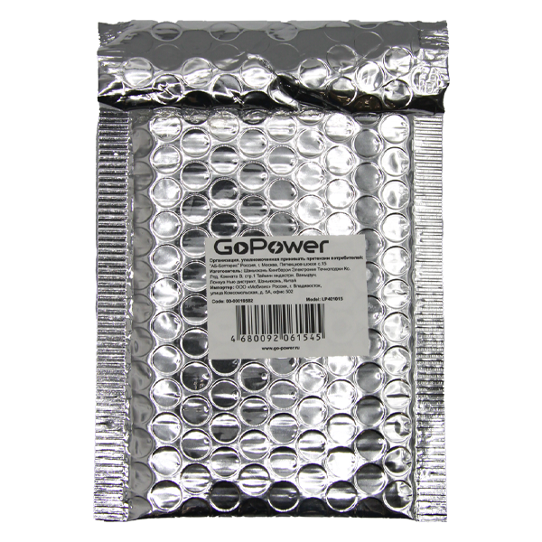 Аккумулятор Li-Pol GoPower LP401015 PK1 3.7V 30mAh (1/500) Аккумулятор Li-Pol GoPower LP401015 (00-00019582) Аккумулятор Li-Pol GoPower LP401015 PK1 3.7V 30mAh (1/500) Аккумулятор Li-Pol GoPower LP401015 (00-00019582)