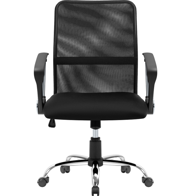 Defender Офисное кресло Rivellon Черный,сетка,хром.крестовина Defender 64339 Defender Офисное кресло Rivellon Черный,сетка,хром.крестовина Defender 64339