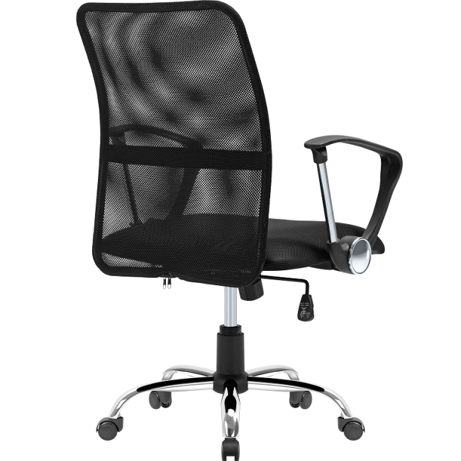 Defender Офисное кресло Rivellon Черный,сетка,хром.крестовина Defender 64339 Defender Офисное кресло Rivellon Черный,сетка,хром.крестовина Defender 64339