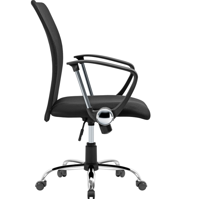 Defender Офисное кресло Rivellon Черный,сетка,хром.крестовина Defender 64339 Defender Офисное кресло Rivellon Черный,сетка,хром.крестовина Defender 64339