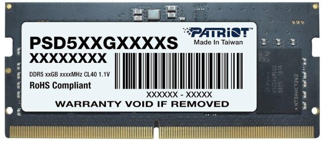 Память DDR5 32GB 4800MHz Patriot PSD532G48002S Память DDR5 32GB 4800MHz Patriot PSD532G48002S