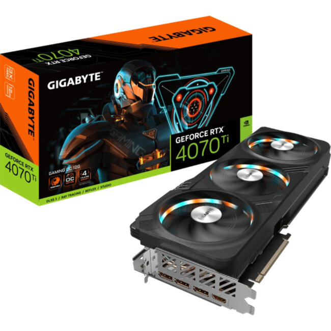 Видеокарта GeForce RTX 4070 Ti GAMING OC (GV-N407TGAMING OC-12GD) Видеокарта GeForce RTX 4070 Ti GAMING OC (GV-N407TGAMING OC-12GD)