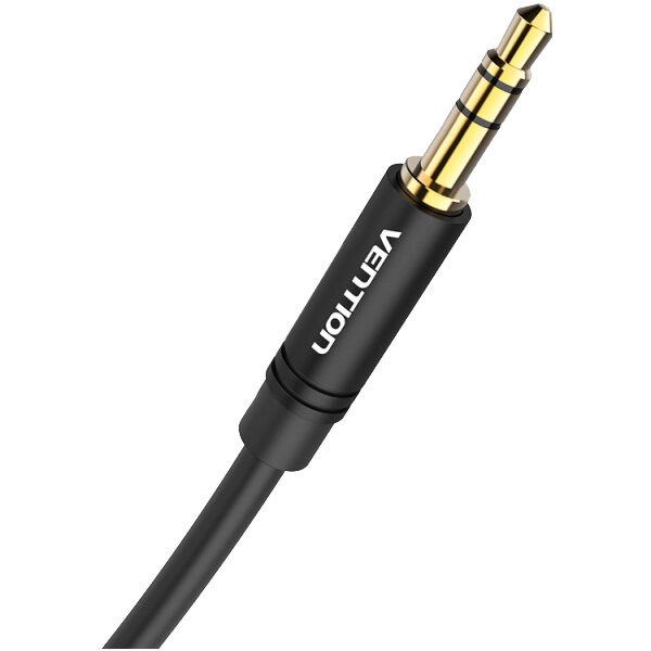 Кабель Vention аудио Jack 3,5 mm M/Jack 3,5 mm M угол 90  - 0.5м Черный Vention BAKBD-T