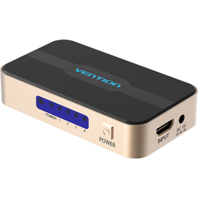 Разветвитель - сплиттер Vention HDMI 19F/4x19F на 4 монитора Vention ACCG0 Разветвитель - сплиттер Vention HDMI 19F/4x19F на 4 монитора Vention ACCG0