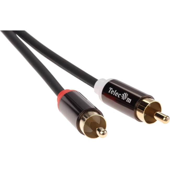 Кабель соединит 3.5 Jack (M) - 2xRCA (M), 3м Telecom PRO <TAV7183M-3M> VCOM TAV7183M-3M