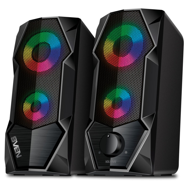 АС SVEN 410, черный (6 Вт, питание USB, подсветка) Sven SV-020941 АС SVEN 410, черный (6 Вт, питание USB, подсветка) Sven SV-020941