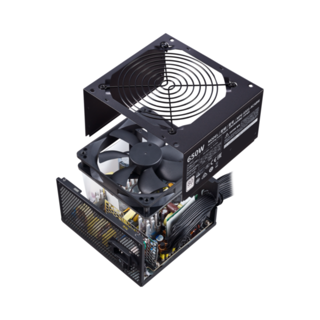 Блок питания 650 Ватт Cooler Master MWE 650 White 230V V2