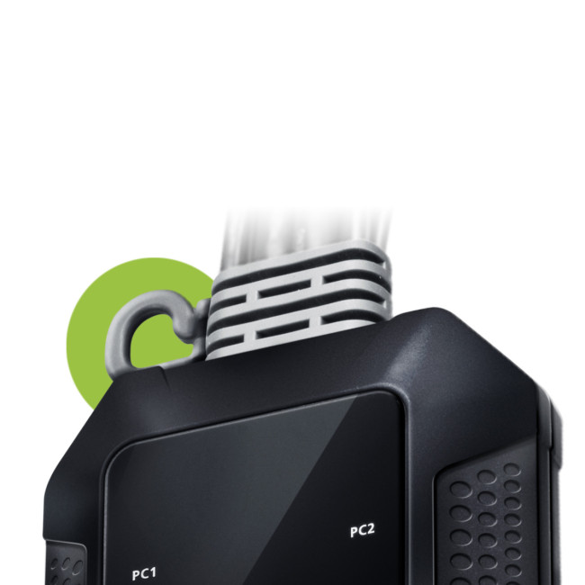 KVM-переключатель ATEN CS22H [CS22H-AT] кабельный, 2 порта, USB, 4K HDMI, пульт удаленного переключения порта ATEN CS22H