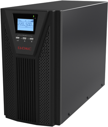 Онлайн ИБП ДКС серии Small Tower, 3000 ВА/2700 Вт, 1/1, 4xSchuko, EPO, USB, RS-232, RJ45, 8x7Ач DKC SMALLT3A10S Small Tower