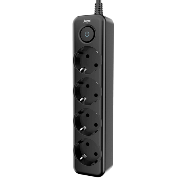 Cетевой фильтр AGNI плоский TP-FD4E-2m-black, 4 розетки Schuko, чёрный, кабель 2 метра, мощность нагрузки 4000 Вт, 16А, заземление, защита от короткого замыкания, сечение кабеля 3 х 1.5 кв.мм., размер 235x54x40 мм. AGNI TP-FD4E-2m-black Cетевой фильтр AGNI плоский TP-FD4E-2m-black, 4 розетки Schuko, чёрный, кабель 2 метра, мощность нагрузки 4000 Вт, 16А, заземление, защита от короткого замыкания, сечение кабеля 3 х 1.5 кв.мм., размер 235x54x40 мм. AGNI TP-FD4E-2m-black