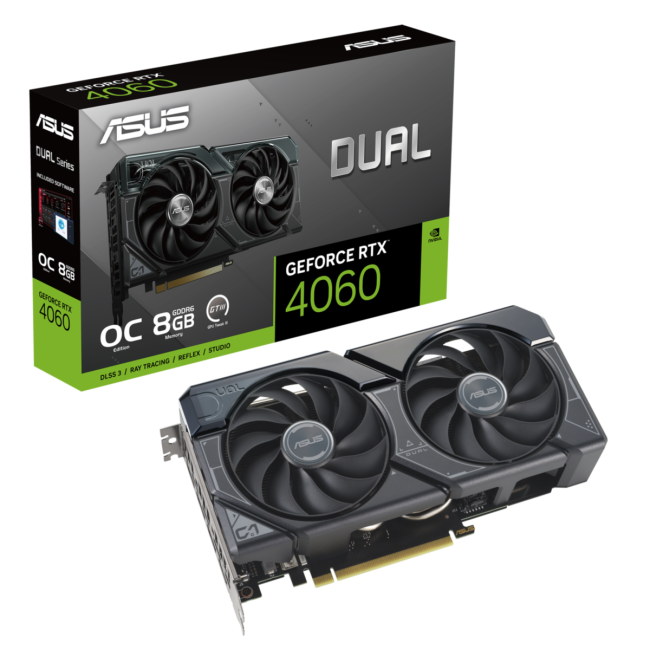 видеокарта ASUS DUAL RTX4060 O8G видеокарта ASUS DUAL RTX4060 O8G