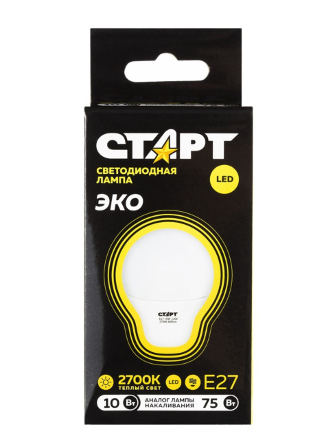 Лампа светодиодная СТАРТ груша E27 10W 3000К Лампа светодиодная СТАРТ груша E27 10W 3000К Лампа светодиодная СТАРТ груша E27 10W 3000К Лампа светодиодная СТАРТ груша E27 10W 3000К