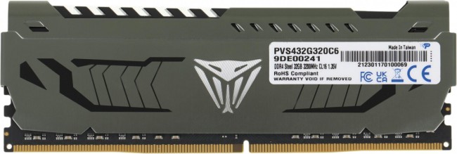 Память DDR4 32Gb 3200MHz Patriot PVS432G320C6 Память DDR4 32Gb 3200MHz Patriot PVS432G320C6