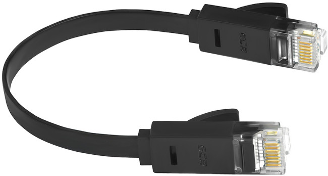 Greenconnect Кабель патч-корд UTP 6 кат. 0,15м. Greenconnect RJ45(m) - RJ45(m) Cat. 6 U/UTP PVC 0.15м чёрный