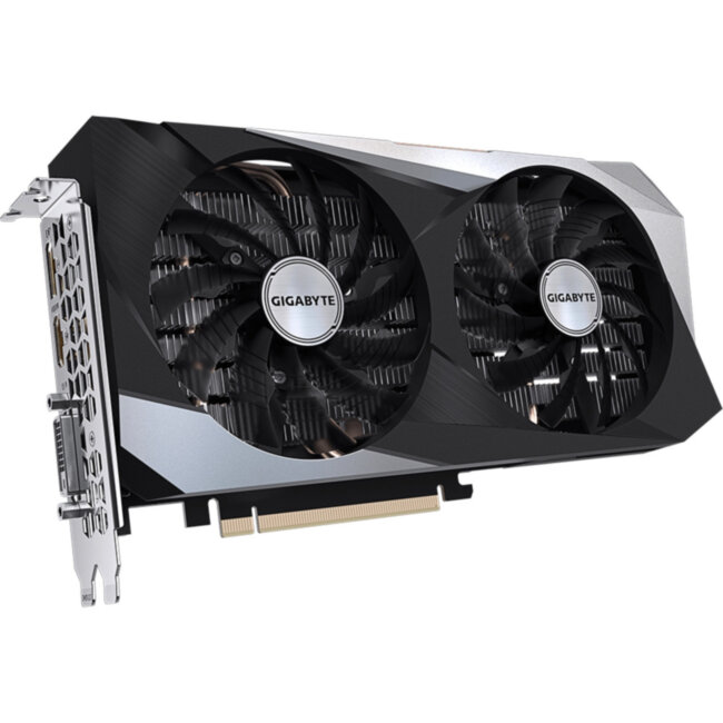 Видеокарта GeForce RTX 3050 WINDFORCE (GV-N3050WF2OC-8GD) Видеокарта GeForce RTX 3050 WINDFORCE (GV-N3050WF2OC-8GD)