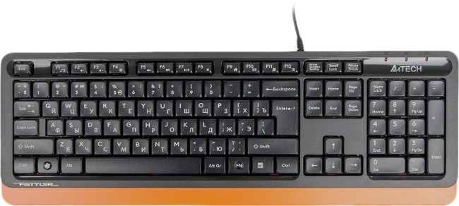 Клавиатура A4Tech FK10 ORANGE Клавиатура A4Tech FK10 ORANGE