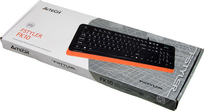 Клавиатура A4Tech FK10 ORANGE Клавиатура A4Tech FK10 ORANGE