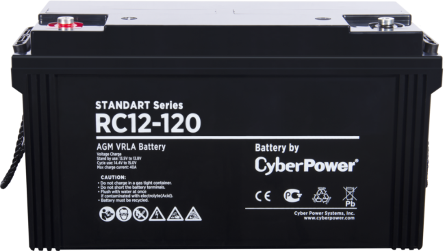 Аккумуляторная батарея SS CyberPower RC 12-120 / 12 В 120 Ач Батарея аккумуляторная для ИБП CyberPower Standart series RС 12-120