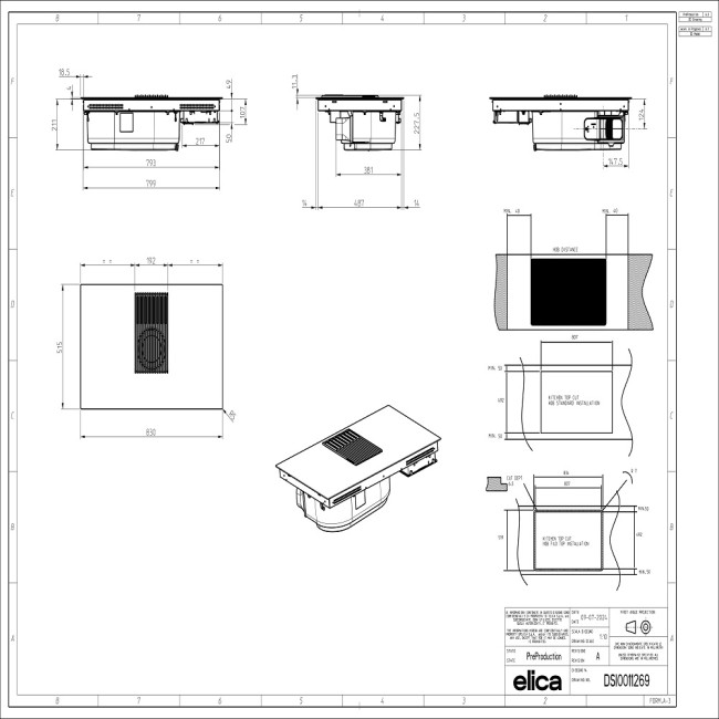 Варочная панель с вытяжкой ELICA ELICA NIKOLATESLA LIBRA EV