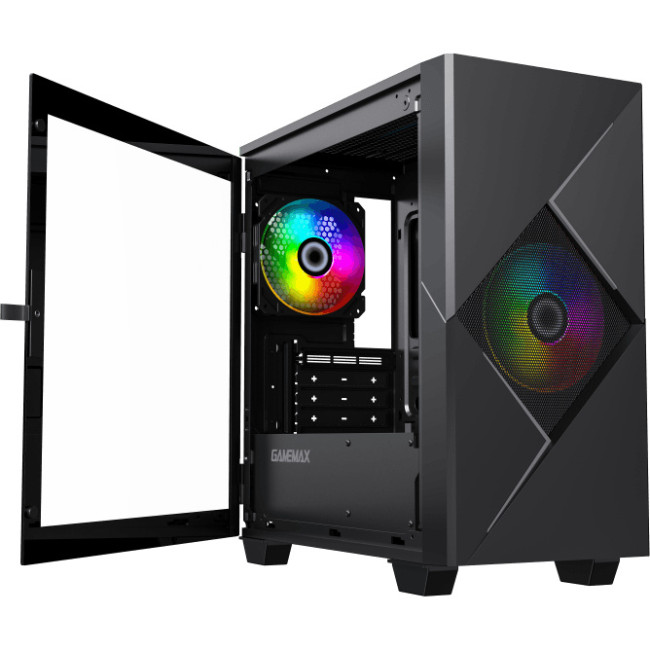 Компьютерный корпус, без блока питания mATX GameMax Cyclops BG Компьютерный корпус, без блока питания mATX GameMax Cyclops BG