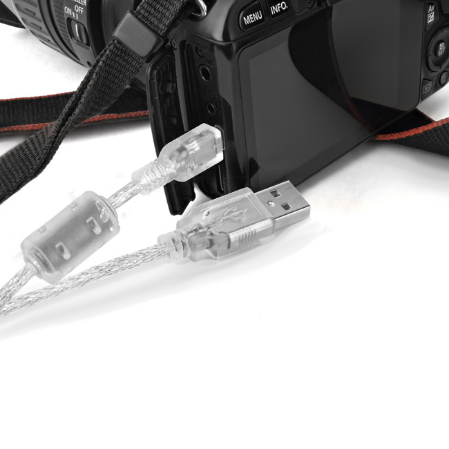 Greenconnect Кабель 1.8m USB 2.0, AM/mini 5P, прозрачный, 28/28 AWG, экран, армированный, морозостойкий, GCR-50982 Greenconnect USB 2.0 Type-AM - miniUSB 1.8м