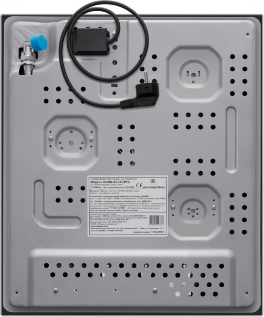 Газовая варочная панель MAUNFELD Maunfeld EGHG.43.33CW/G Газовая варочная панель MAUNFELD Maunfeld EGHG.43.33CW/G