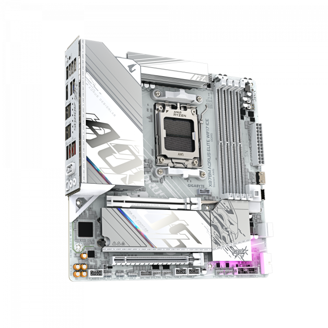 Материнская плата Gigabyte X870M A ELITE WF7 ICE Материнская плата Gigabyte X870M A ELITE WF7 ICE