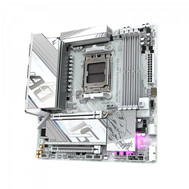 Материнская плата Gigabyte X870M A ELITE WF7 ICE Материнская плата Gigabyte X870M A ELITE WF7 ICE