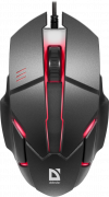 Defender Проводная оптическая мышь Host MB-982 7цветов,1000 dpi,черный Defender Host MB-982