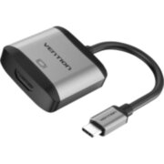 Мультимедиа конвертер Vention USB Type C M/HDMI F, серый Vention TDAHB Мультимедиа конвертер Vention USB Type C M/HDMI F, серый Vention TDAHB