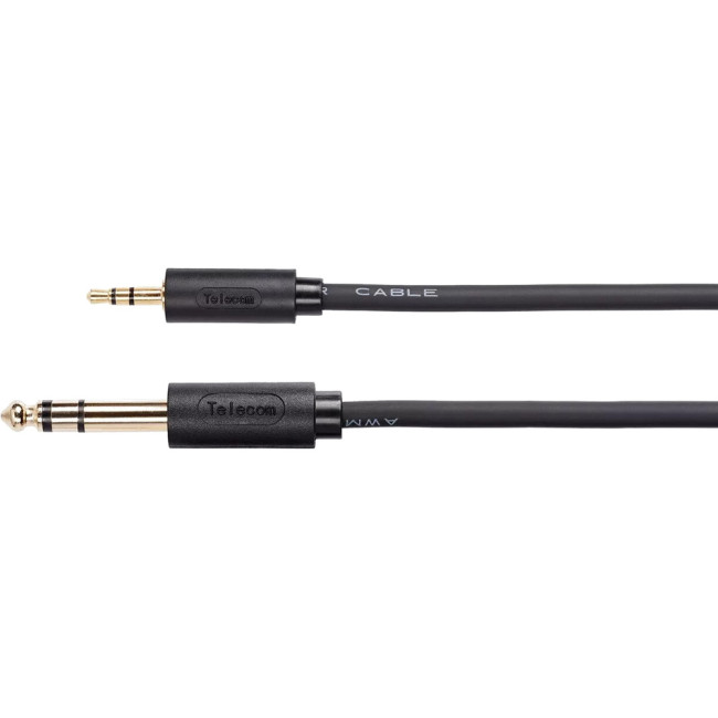Кабель-адаптер  3.5ST(M)/6.35 ST(M), 3м, Telecom PRO <TAV6165-3M> VCOM TAV6165-3M