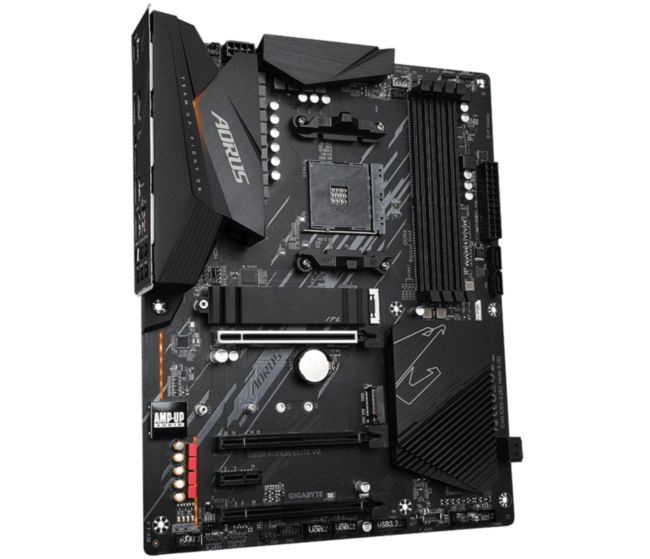Материнская плата Gigabyte B550 AORUS Elite V2 Материнская плата Gigabyte B550 AORUS Elite V2