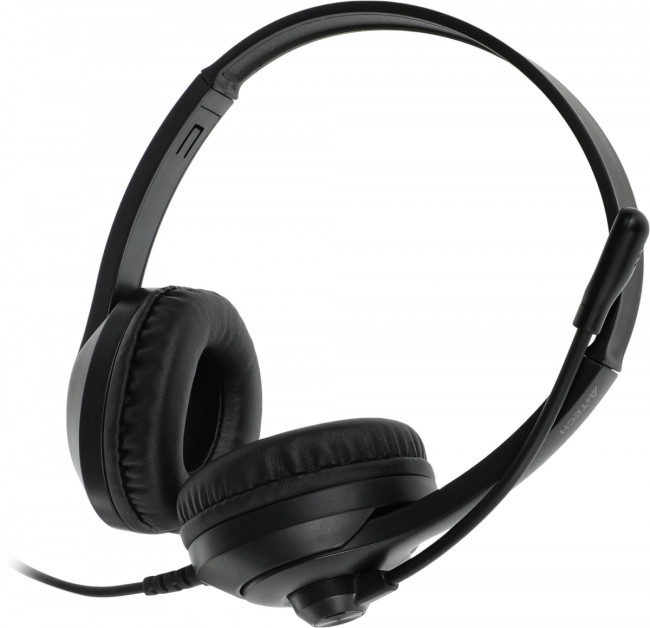 Наушники с микрофоном A4Tech FH100U (STONE BLACK) Наушники с микрофоном A4Tech FH100U (STONE BLACK)