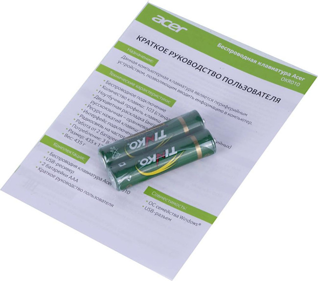 Клавиатура Acer ZL.KBDEE.003 Клавиатура Acer ZL.KBDEE.003