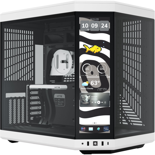 Корпус без блока питания HYTE Y70 Touch Infinite (CS-HYTE-Y70TTI-WB) Корпус без блока питания HYTE Y70 Touch Infinite (CS-HYTE-Y70TTI-WB)