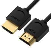 Greenconnect Кабель SLIM 0.2m HDMI 2.0, черный Slim, OD3.8mm, HDR 4:2:2, Ultra HD, 4K 60 fps 60Hz, 3D, AUDIO, 18.0 Гбит/с , 32/32 AWG, GCR-51593 Greenconnect HDMI (m) - HDMI (m) 0.2м