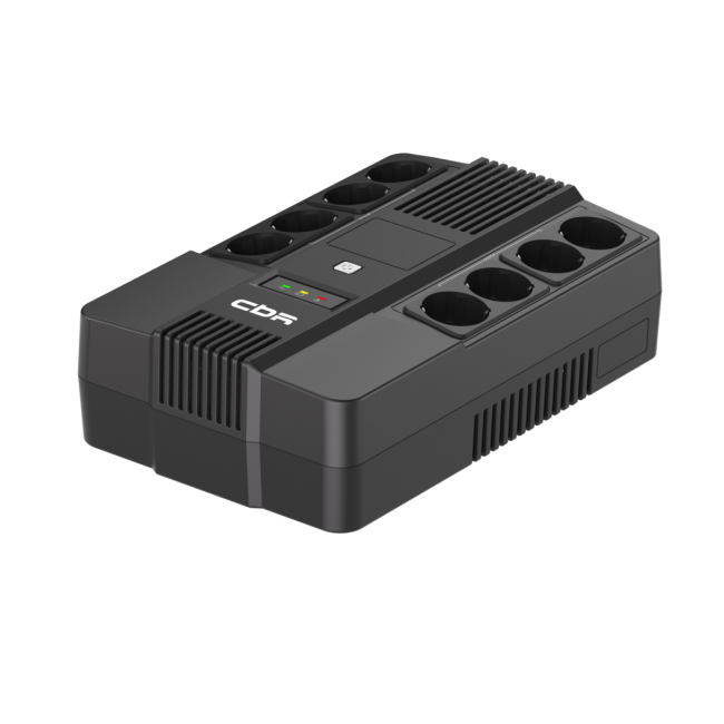 Линейно-интерактивный ИБП в плоском корпусе "Brick" CBR UPS-OFK-101E-600