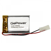 Аккумулятор Li-Pol GoPower LP502030 PK1 3.7V 250mAh (1/250) Аккумулятор Li-Pol GoPower LP502030 (00-00019579) Аккумулятор Li-Pol GoPower LP502030 PK1 3.7V 250mAh (1/250) Аккумулятор Li-Pol GoPower LP502030 (00-00019579)