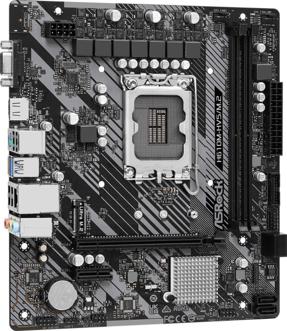 Материнская плата ASRock H610M-HVS/M.2 R2.0 Материнская плата ASRock H610M-HVS/M.2 R2.0