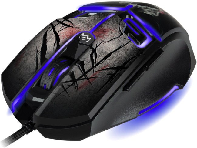 Игровая мышь SVEN RX-G805 (5+1кл. 500-8000 DPI, ПО, принт, подсветка, игров. упак) Sven SV-020095