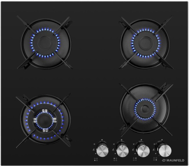 Газовая варочная панель MAUNFELD Maunfeld EGHG.64.13STS-EB Газовая варочная панель MAUNFELD Maunfeld EGHG.64.13STS-EB